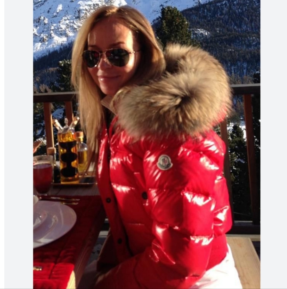 Moncler Women's Red Down Jacket
